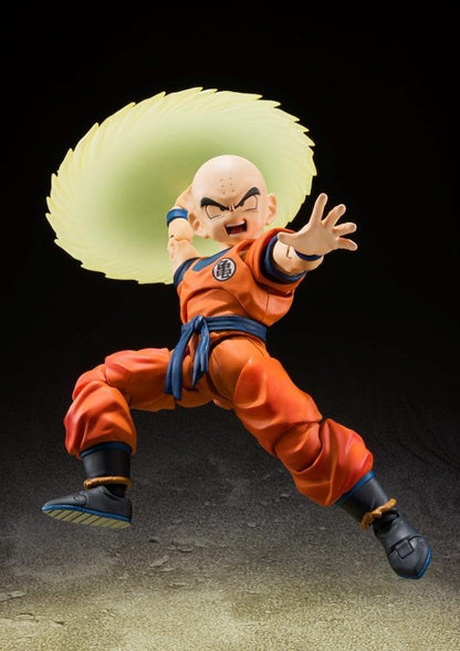 Dragonball Z 5 Inch Action Figure S.H. Figuarts - Krillin Earth's Strongest Man Reissue