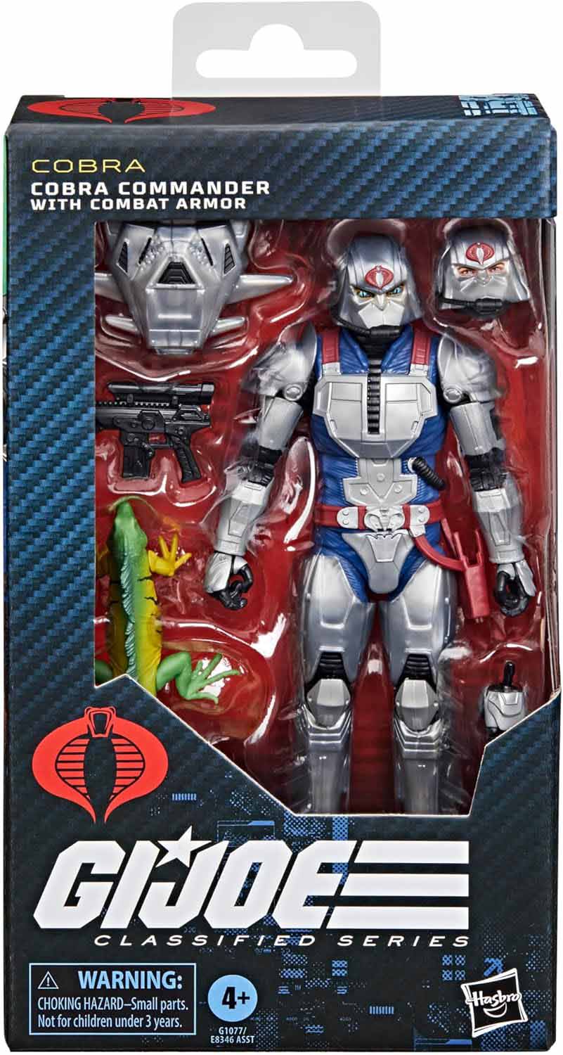 G.I. Joe Classfied 6 Inch Action Figure Wave 22 - Cobra Commander with Combat Armor #168