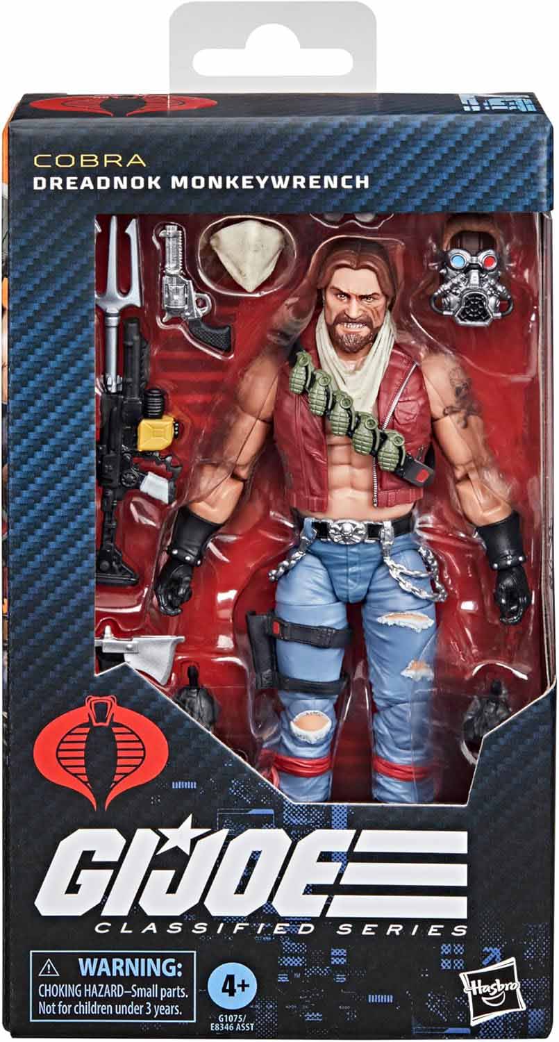 G.I. Joe Classfied 6 Inch Action Figure Wave 22 - Dreadnok Monkeywrench #167