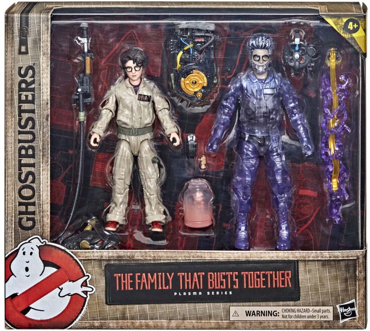 Ghostbusters 6 Inch Action Figure Plasma Exclusive - Phoebe & Egon Spengler The Family That Busts Together