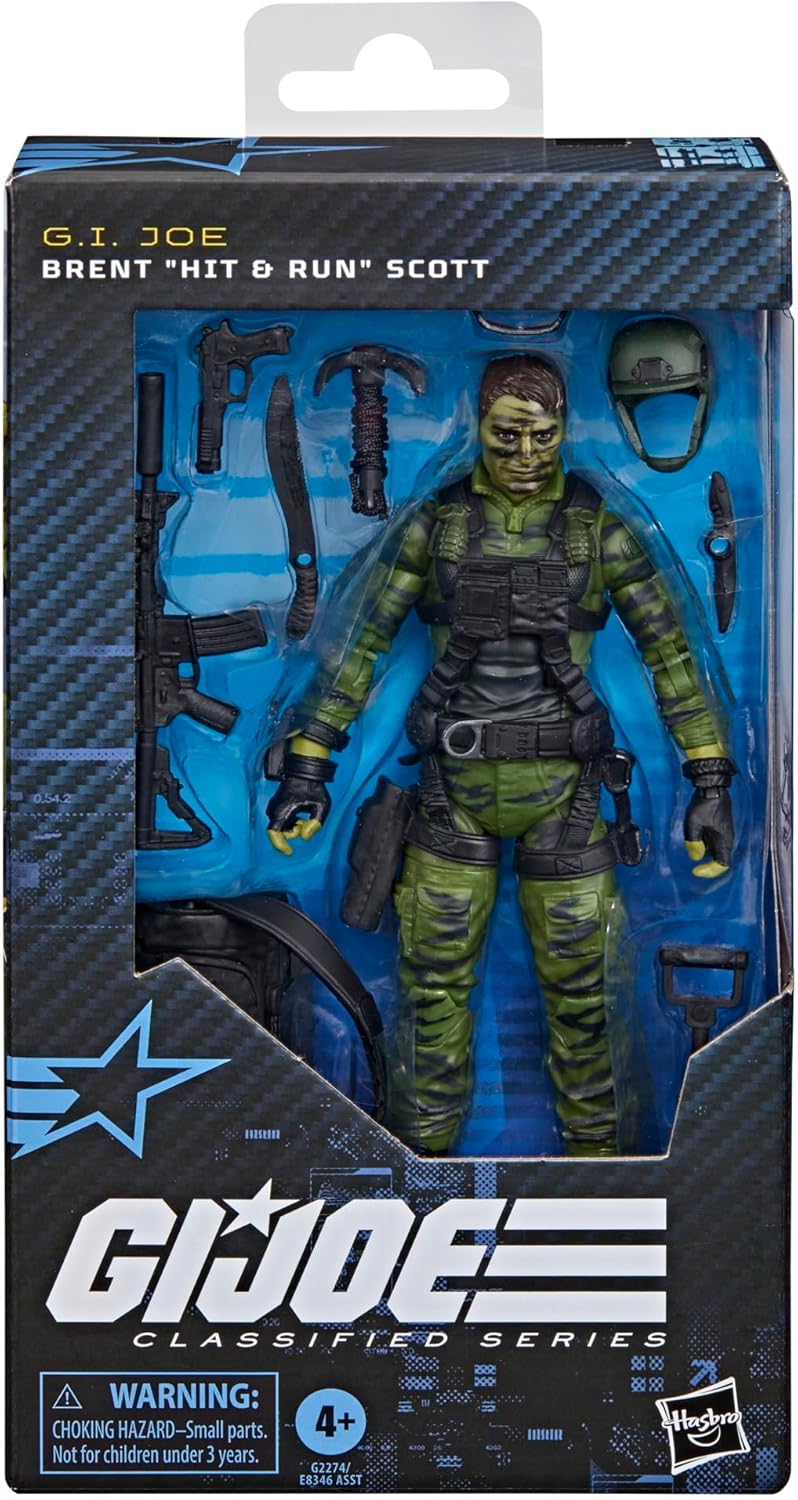 G.I. Joe Classified 6 Inch Action Figure Wave 24 - Brent Hit & Run Scott #188