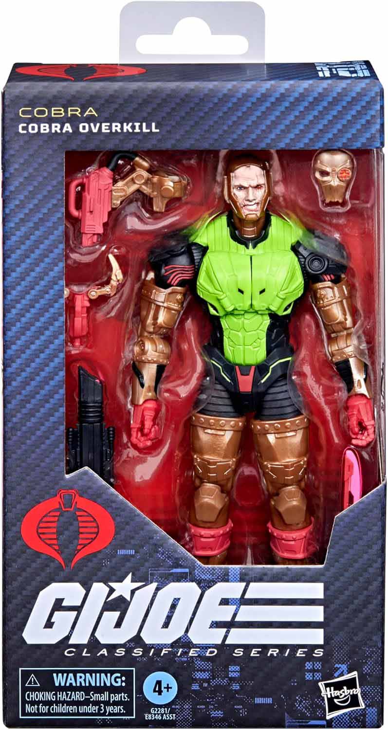 G.I. Joe Classified 6 Inch Action Figure Wave 25 - Cobra Overkill #201