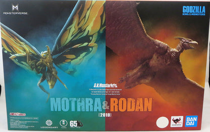 Godzilla 2019 10 Inch Action Figure S.H. Monsterarts - Mothra & Rodan