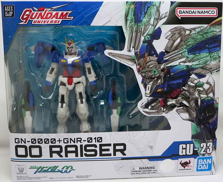 Gundam Universe Mobile Suit Gundam 6 Inch Action Figure - GN-0000+GNR-010 00 Raiser GU-23