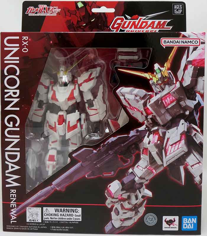 Gundam Universe Mobile Suit Gundam 6 Inch Action Figure - UC - RX-0 Unicorn Renewal GU-39