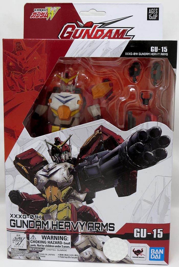 Gundam Universe Mobile Suit Gundam Wing 6 Inch Action Figure - MSG WING XXXG-01H Gundam Heavyarms GU-15