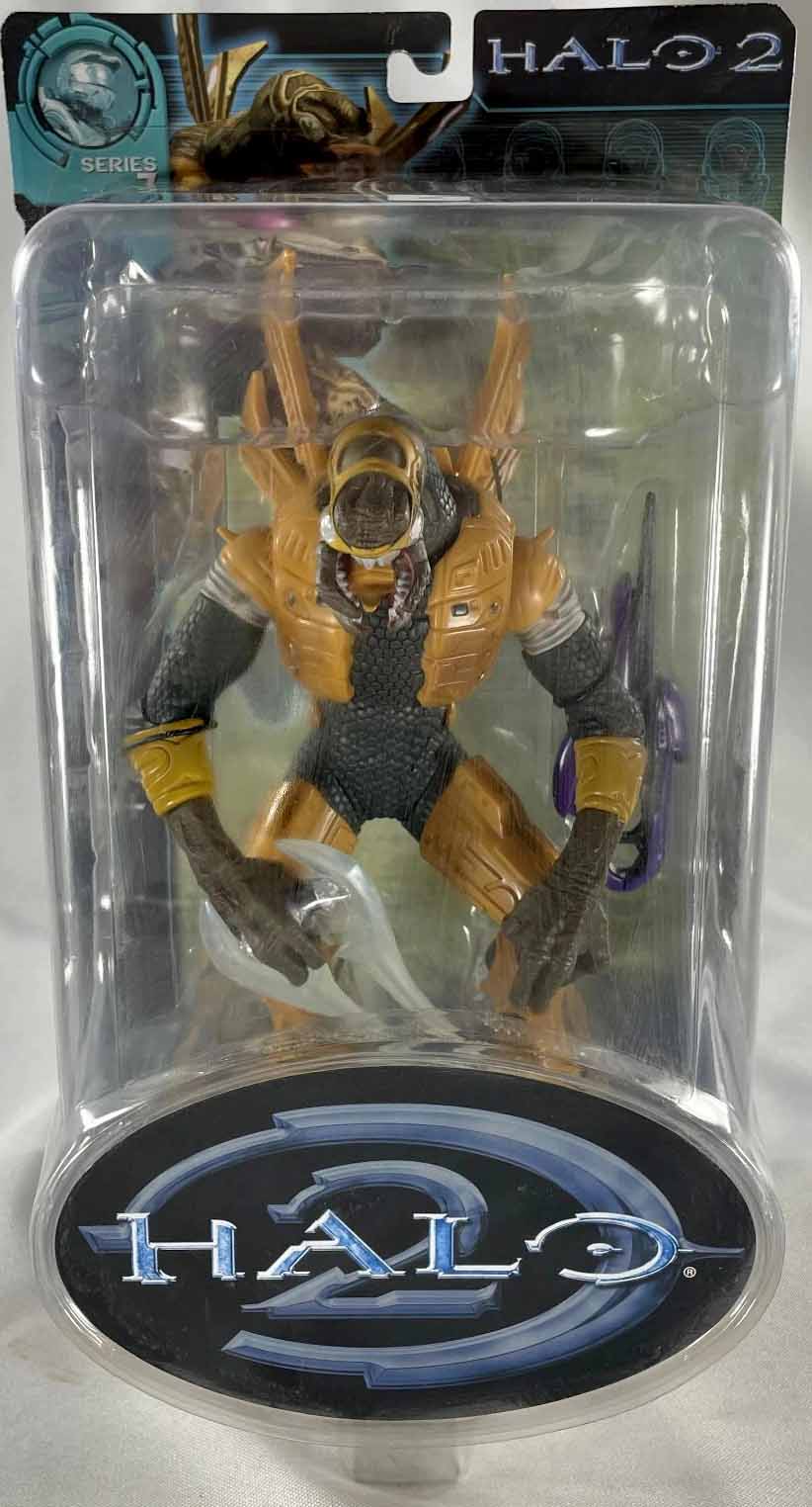 Halo 2  7 Inch Action Figure  Series 7 - Heretic Elite (1 of the 4 wings on the back is broken)