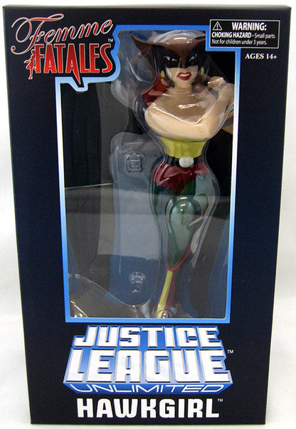 DC Gallery Femme Fatales 9 Inch PVC Statue Justice League Animated Series - Hawkgirl (Shelf Wear Packaging)