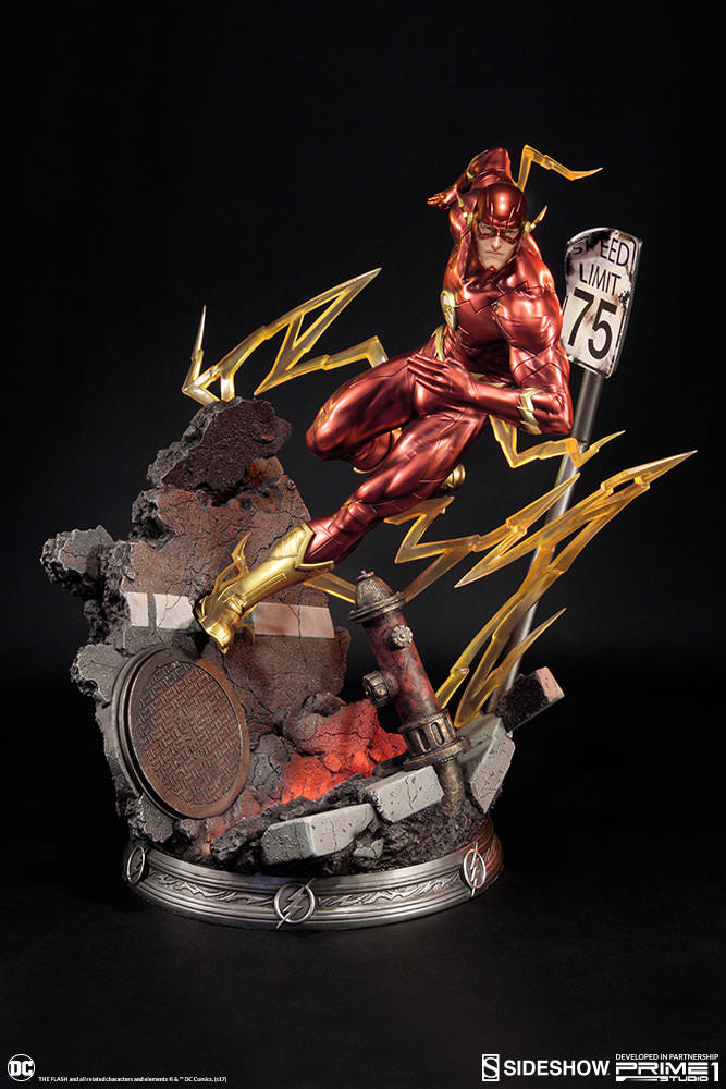 Justice League New 52 21 Inch Statue Figure Comiquette - The Flash Sideshow 200516