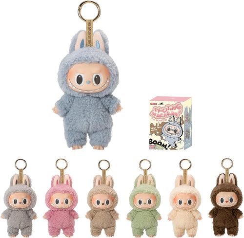 Labubu The Monsters 6 Inch Plush Figure Exciting Macarons - Vinyl Face Plush Pendant Blind Box (Authentic)