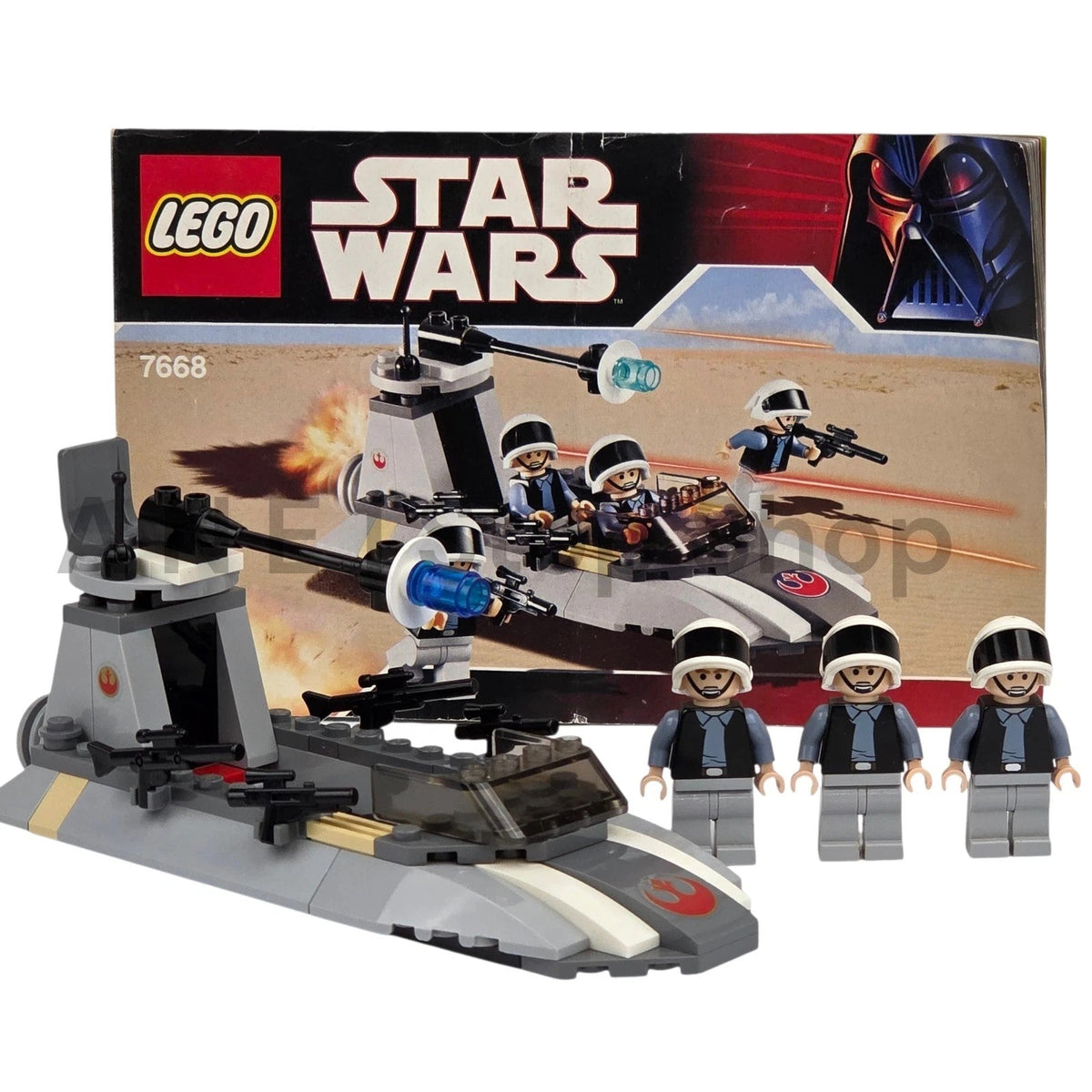 Lego Star Wars Lego 82 Pieces - Rebel Scout Speeder #7668