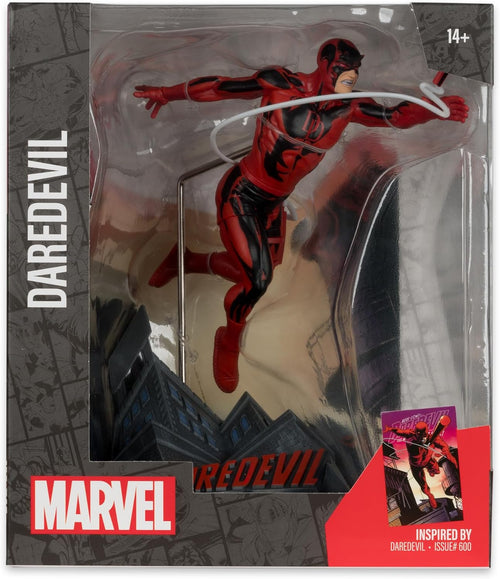Marvel Collectible 1/10 Scale 7 Inch Statue Figure Posed Scene - Daredevil #600