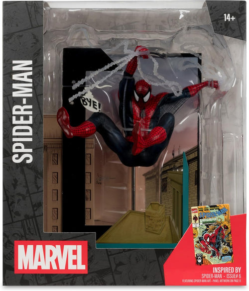 Marvel Collectible 7 Inch Statue Figure 1/10 Scale Posed Scene - Spider-Man #6
