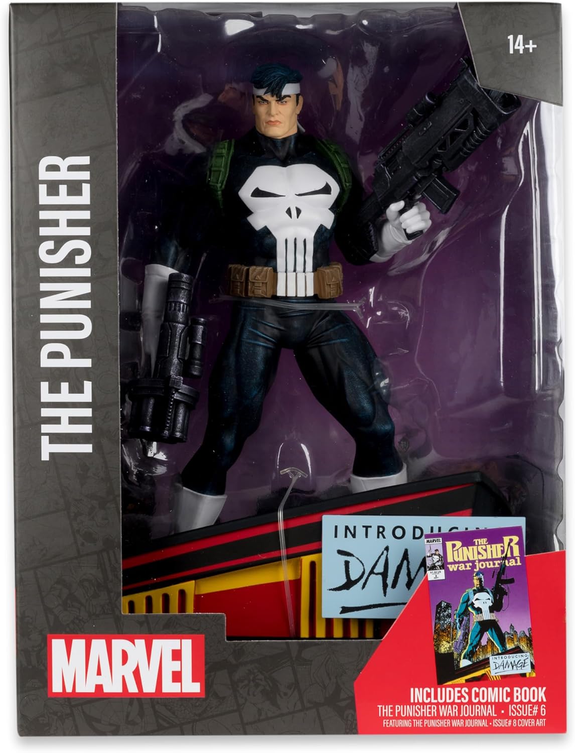 Marvel Collectible 12 Inch Statue Figure 1/6 Scale Posed Scene - The Punisher War Journal #8