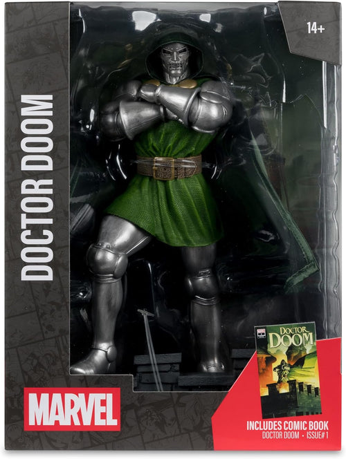Marvel Collectible 12 Inch Statue Figure 1/6 Scale Posed - Doctor Doom