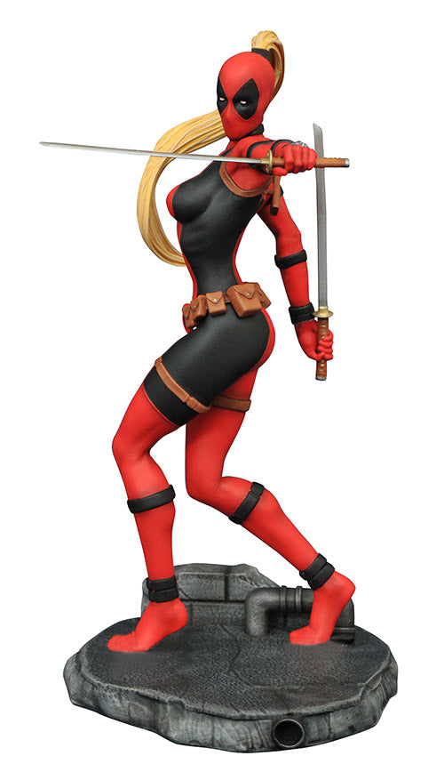 Marvel Gallery Femme Fatales 9 Inch PVC Statue - Lady Deadpool - Sub-Standard Packaging