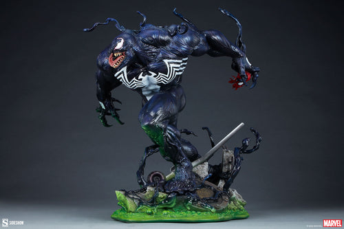 Marvel Collectible Venom 23 Inch Statue Figure Premium Format - Venom Sideshow 300796 (Broken Hand Glued Back Please Read Description)