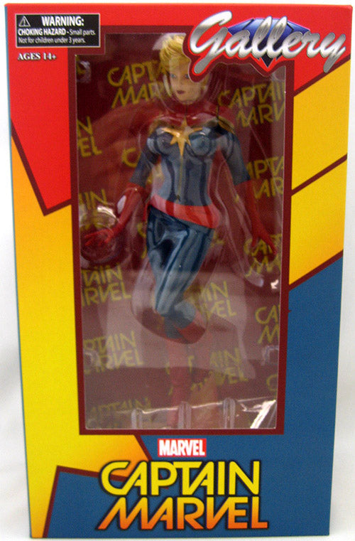 Marvel Gallery Femme Fatales 9 Inch PVC Statue - Captain Marvel (Sub-Standard Packaging)