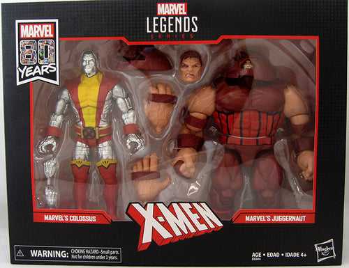 Marvel Legends 7 Inch Action Figure 80 Years Anniversary - Colossus VS Juggernaut (Sub-Standard Packaging)