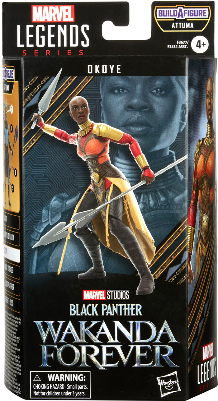 Marvel Legends Black Panther 6 Inch Action Figure BAF Attuma - Okoye