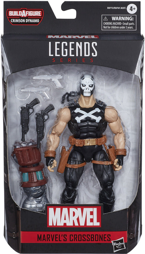 Marvel Legends Black Widow 6 Inch Action Figure BAF Crimson Dynamo - Crossbones (Sub-Standard Packaging)
