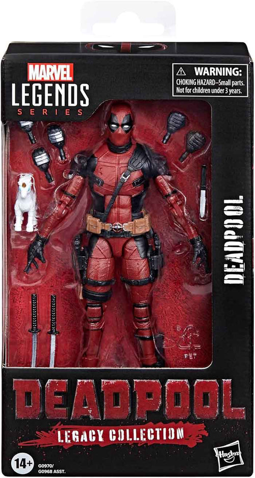 Marvel Legends Deadpool 6 Inch Action Figure Legacy Collection - Deadpool (Sub-Standard Packaging)
