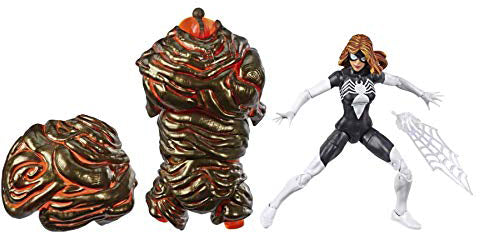 Marvel Legends Spider-Man 6 Inch Action Figure BAF Molten Man - Spider-Woman