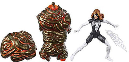 Marvel Legends Spider-Man 6 Inch Action Figure BAF Molten Man - Spider-Woman