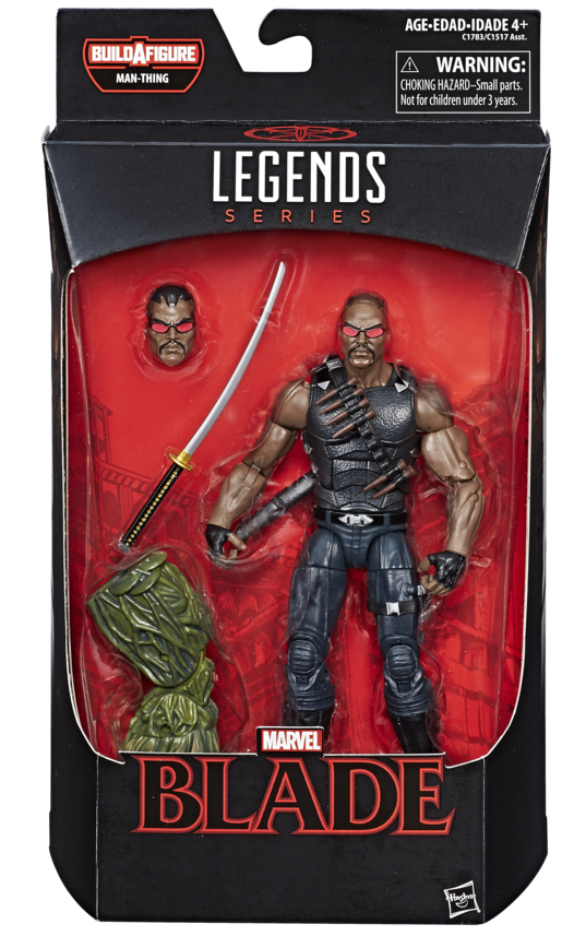 Marvel Legends Netflix 6 Inch Action Figure BAF Man-Thing - Blade (Sub-Standard Packaging)