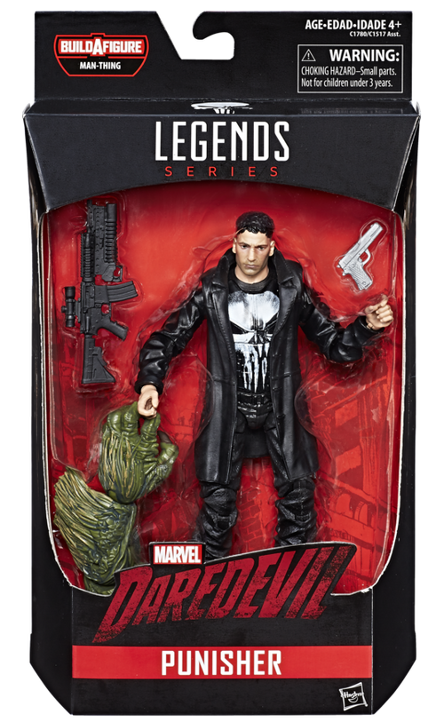 Marvel Legends Netflix 6 Inch Action Figure BAF Man-Thing - Punisher