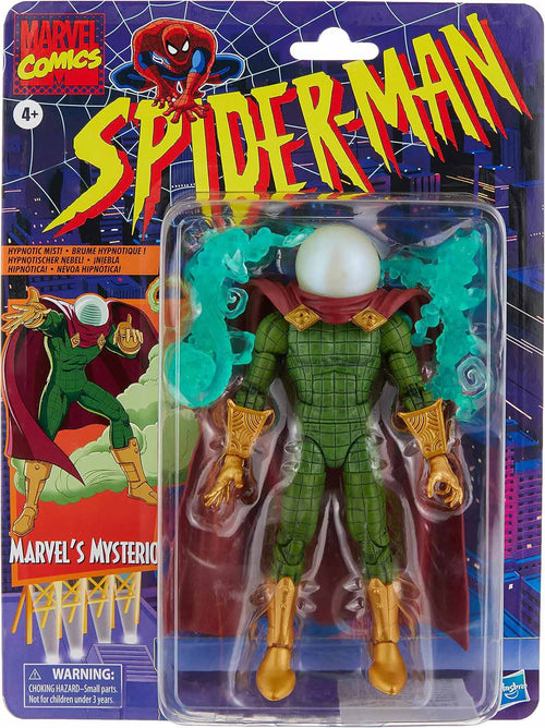 Marvel Legends Retro 6 Inch Action Figure Spider-Man - Mysterio Hypnotic Mist Reissue (Pre-Order Ships Jan. 2027)