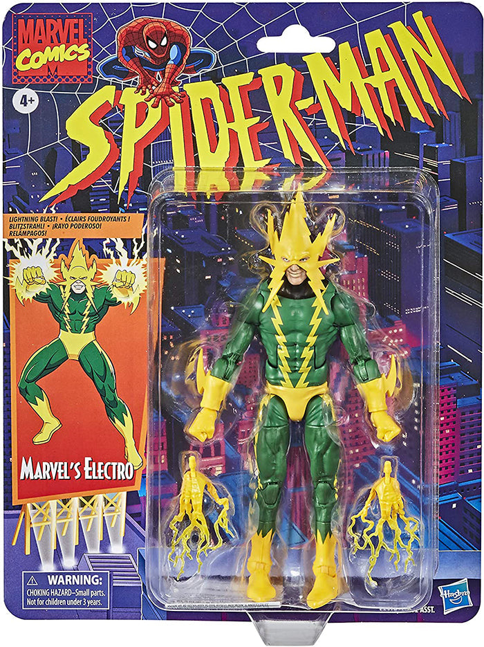Marvel Legends Retro 6 Inch Action Figure Spider-Man - Electro Reissue