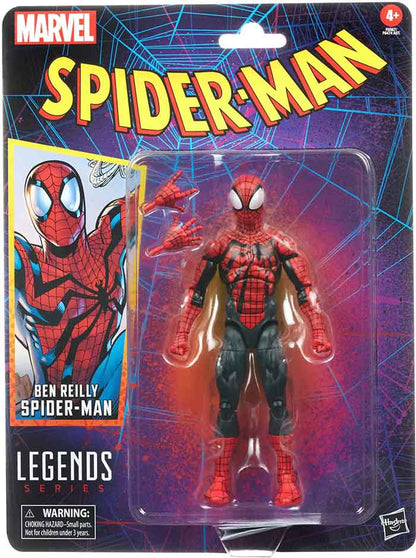 Marvel Legends Retro 6 Inch Action Figure Spider-Man Wave 3 - Ben Reilly Spider-Man (Red & Black)