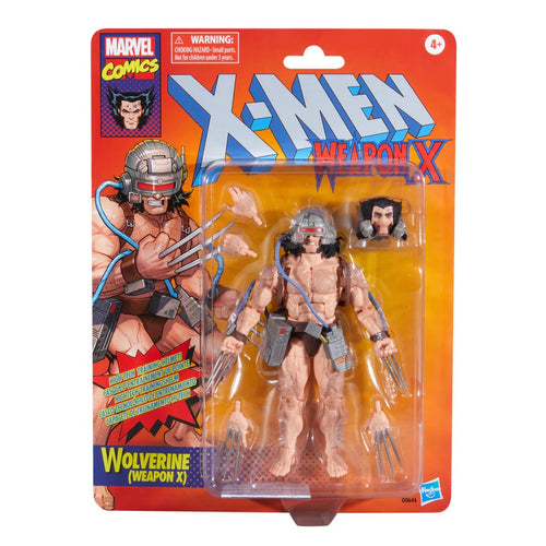Marvel Legends Retro 6 Inch Action Figure X-Men Exclusive - Wolverine (Weapon X)