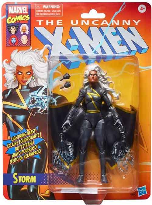 Marvel Legends Retro 6 Inch Action Figure X-Men - Storm Black Suit Exclusive