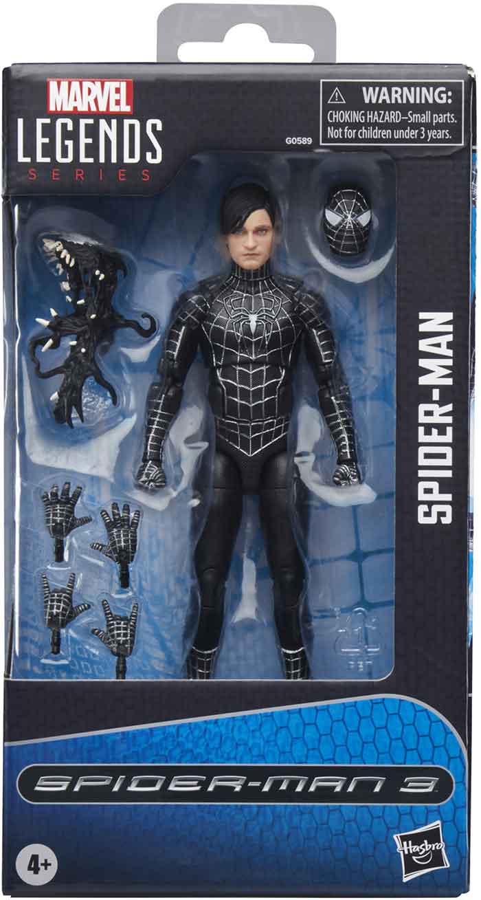 Marvel Legends Spider-Man 3 6 Inch Action Figure - Symbiote Spider-Man (Tobey McGuire)