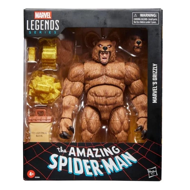 Marvel Legends Spider-Man 7 Inch Action Figure Deluxe - Grizzly