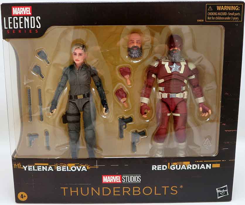 Marvel Legends Thunderbolts 6 Inch Action Figure 2-Pack - Yelena Belova and Red Guardian