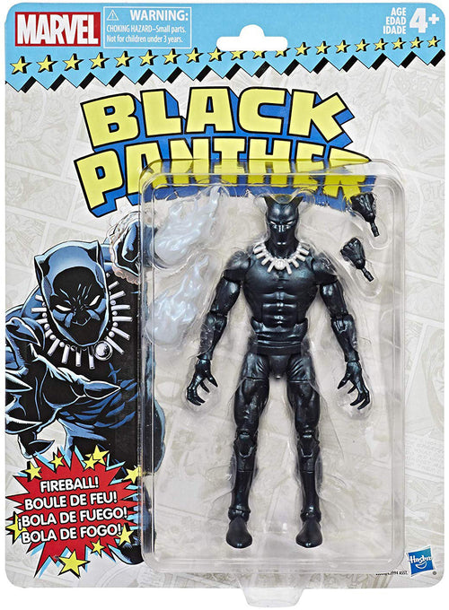 Marvel Legends Retro 6 Inch Action Figure Wave 2 - Black Panther (Shelf Wear Packaging)