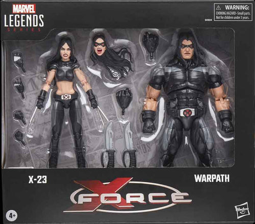 Marvel Legends X-Force 6 Inch Action Figure 2-Pack - X-23 and Warpath