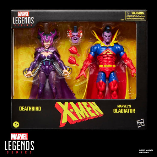 Marvel Legends X-Men 6 Inch Action Figure 2-Pack - Deathbird and Gladiator