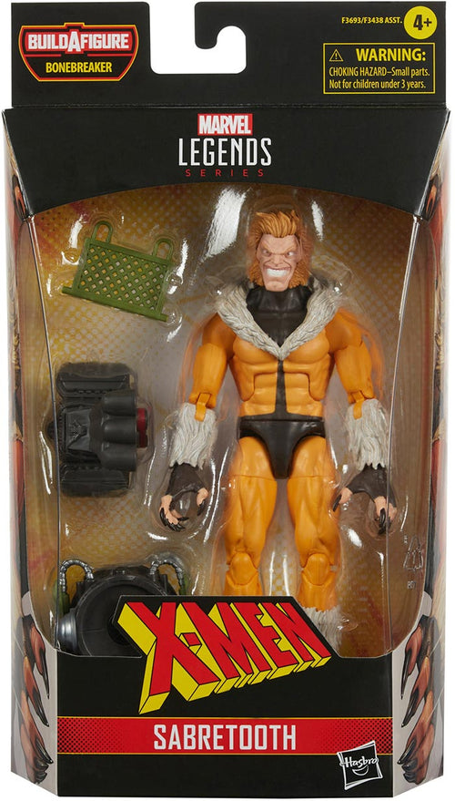 Marvel Legends X-Men 6 Inch Action Figure BAF Bonebreaker - Sabretooth (Shelf Wear Packaging)