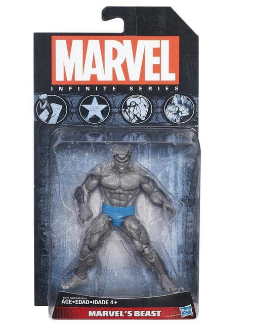 Marvel Universe Avengers Infinite 3.75 Inch Action Figure (2015 Wave 1) - Grey Beast (Shelf Wear Packaging)