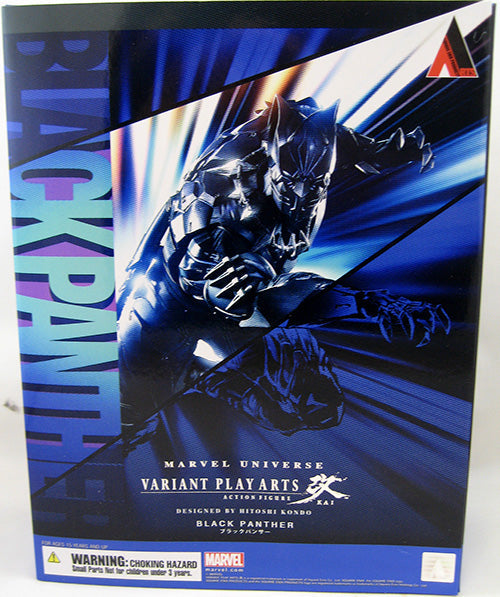Marvel Universe Variant 10 Inch Action Figure Play Arts Kai - Black Panther (Shelf Wear Packaging)