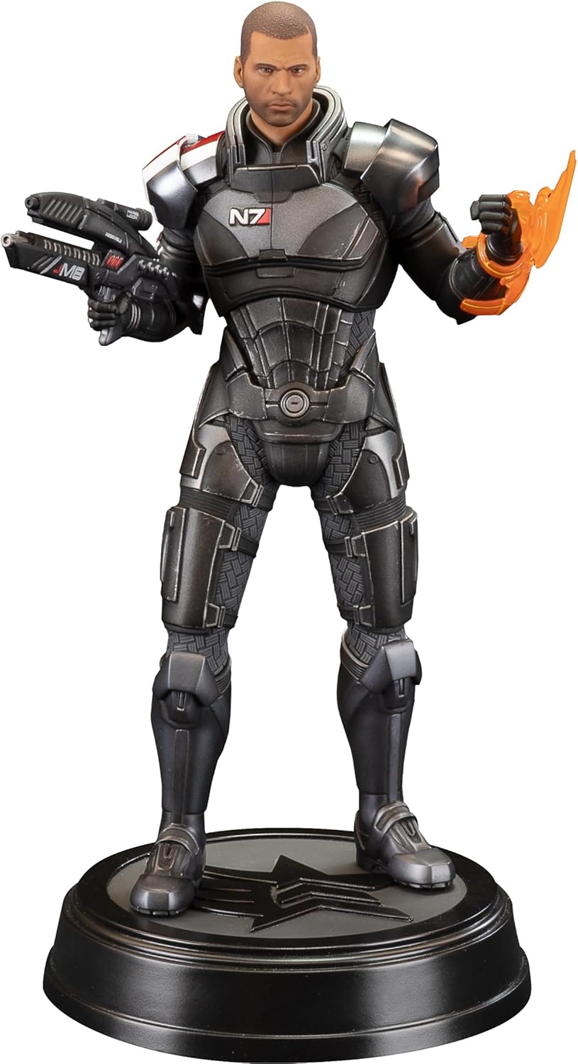 Mass Effect 9 Inch Statue Figure PVC - Commander John Shepard
