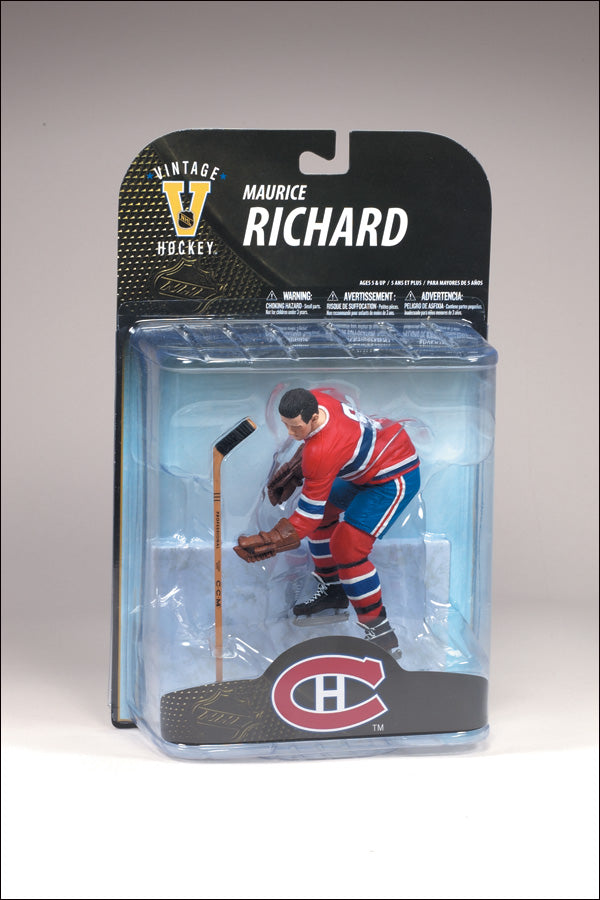 McFarlane NHL Hockey Legends Action Figures Series 7: Maurice Richard (Shelf Wear Packaging)