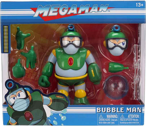 Megaman 5 Inch Action Figure 1/12 Scale Deluxe - Bubble Man