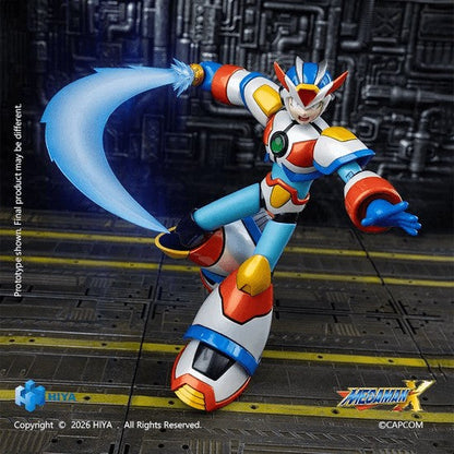 Megaman X 5 Inch Action Figure Exquisite Basic - X Max Armor Mega Man (Pre-Order Ships Nov. 2027)