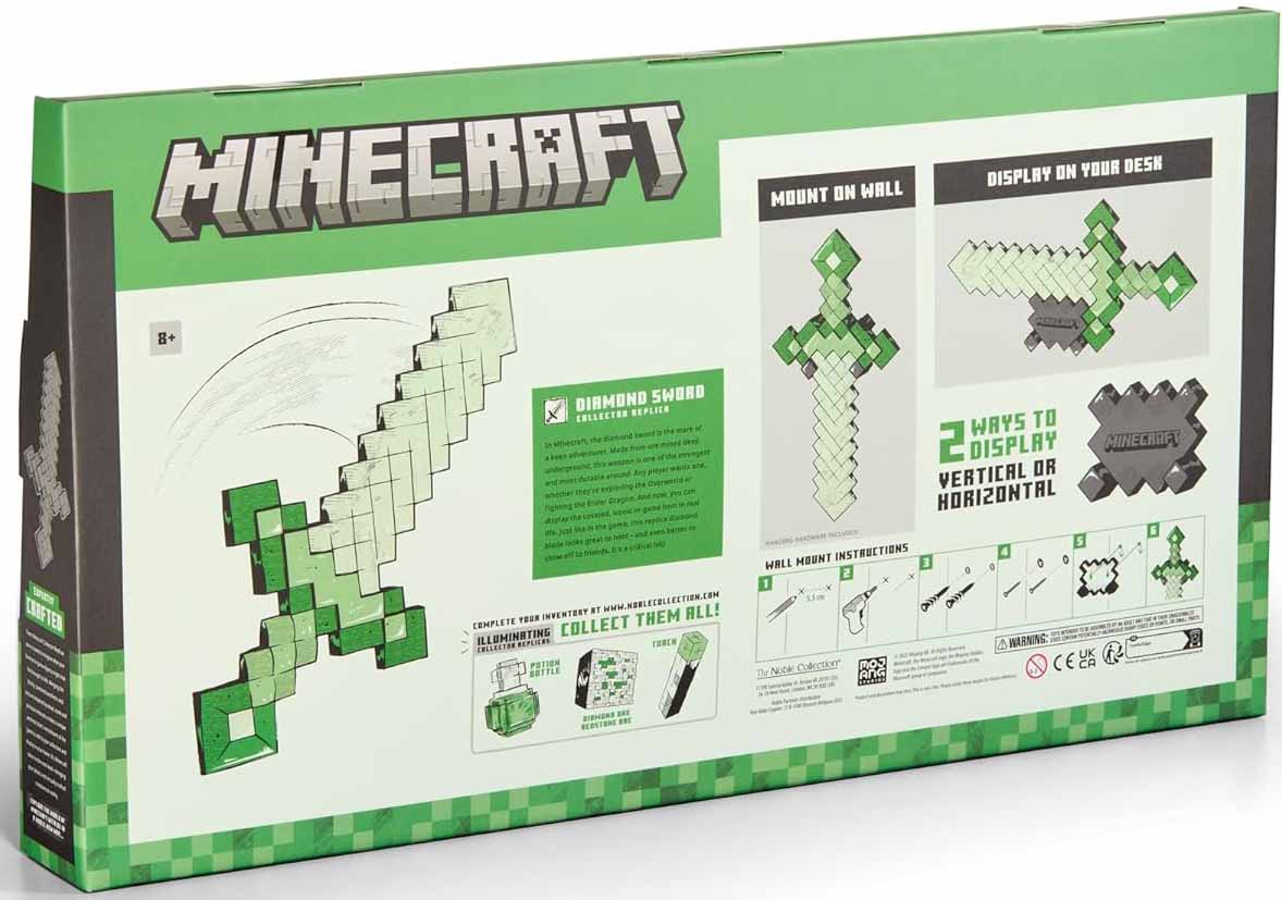Minecraft Collector Replica Life Size Prop Replica - Minecraft Diamond Sword