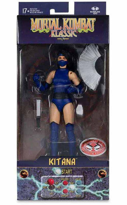 Mortal Kombat Klassic 7 Inch Action Figure Wave 1 Exclusive - Kitana Red Platinum